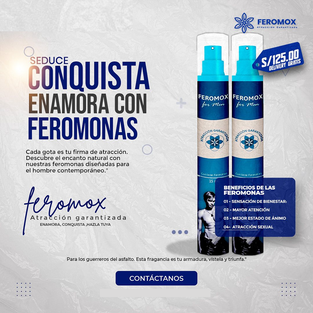 FEROMOX™- Perfume masculino con feromonas