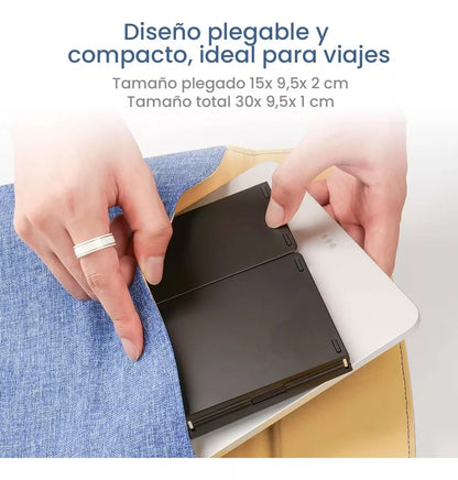 TECLADO PLEGABLE  INALÁMBRICO CON TOUCHPAD