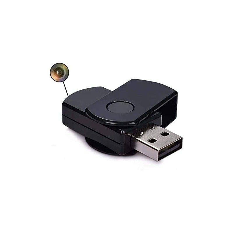 USB LLAVERO CON MINI CÁMARA ESPÍA HD AUDIO Y VIDEO SOPORTA HASTA 32GB 1080P